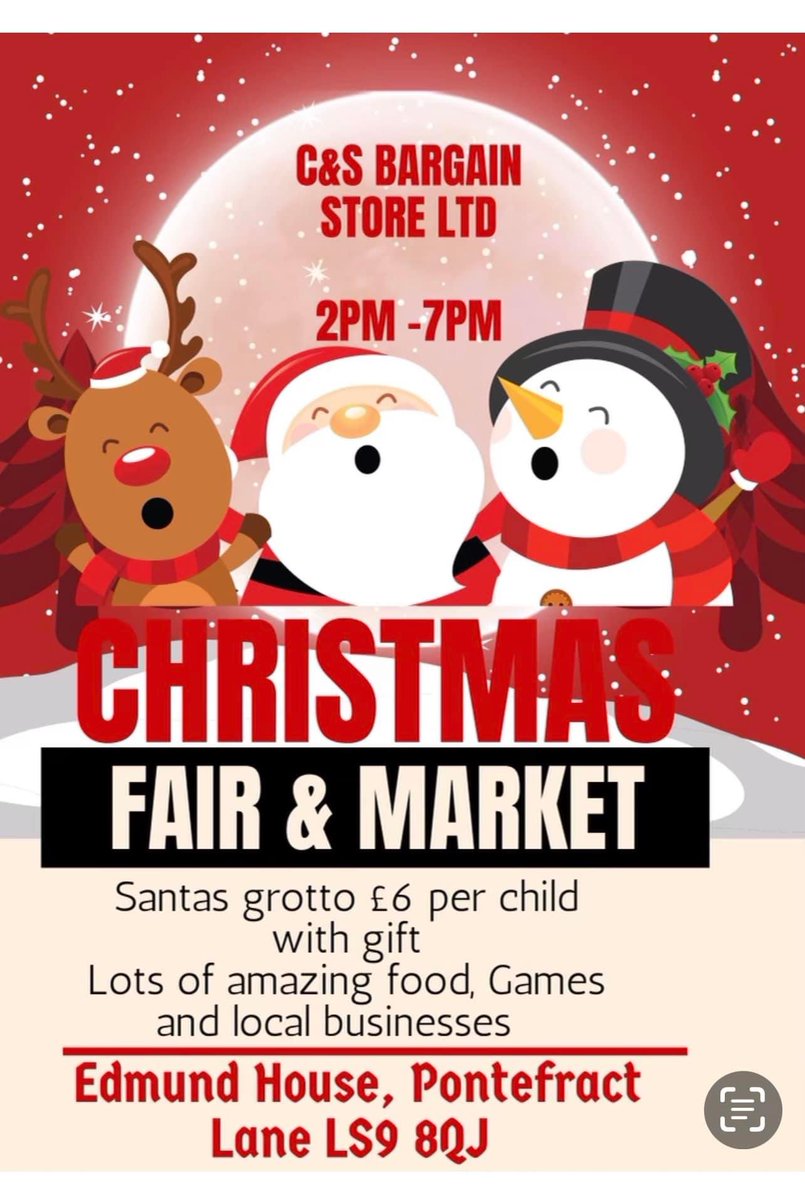 SATURDAY 9th DECEMBER, Christmas Market in the car park 🎅🏻🎄