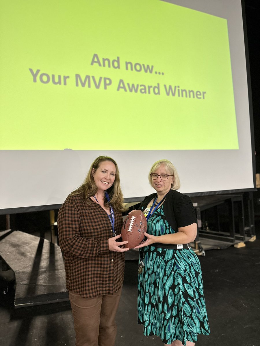 LackeyHS's tweet photo. Our first MVP of the school year is…Mrs Maguire! https://t.co/go1fGxmCgc