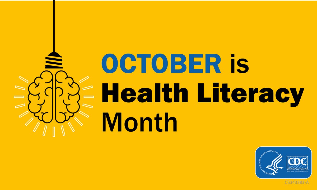 Clinicians and public health professionals: Nearly 9 out of 10 adults struggle to understand and use personal and public health info. This #HealthLiteracyMonth, learn best practices in health communication: bit.ly/3lJPXiC #HealthLiteracy