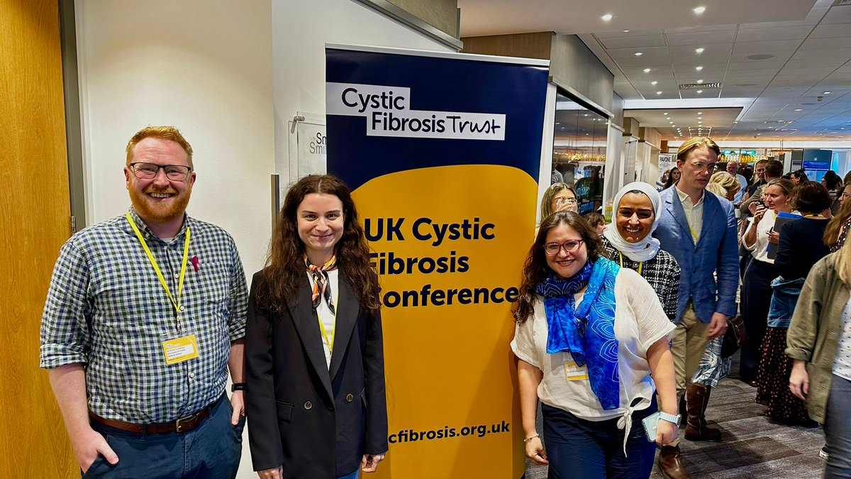 CHERC_UoE's tweet image. Wonderful to have our #cysticfibrosis researchers attend #ukcfc today - learning, networking, and ensuring people with CF remain at the heart of what we do! 🫁🚴‍♂️😊