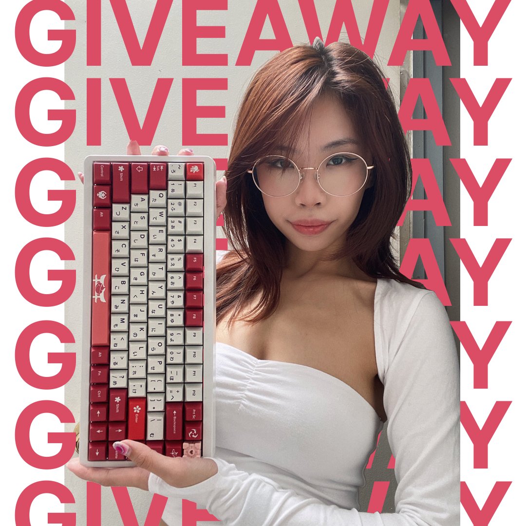 To celebrate our first collab with <a href="/_notrose/">rose</a> and the fun we had in developing the Infinikey Miko keycaps, we're giving away a few of our sets! Like, retweet, follow us and Rose's account, and we'll choose a winner next Tuesday, 12pm EST 🌸⌨️🌸 

We're ALSO running this on IG so