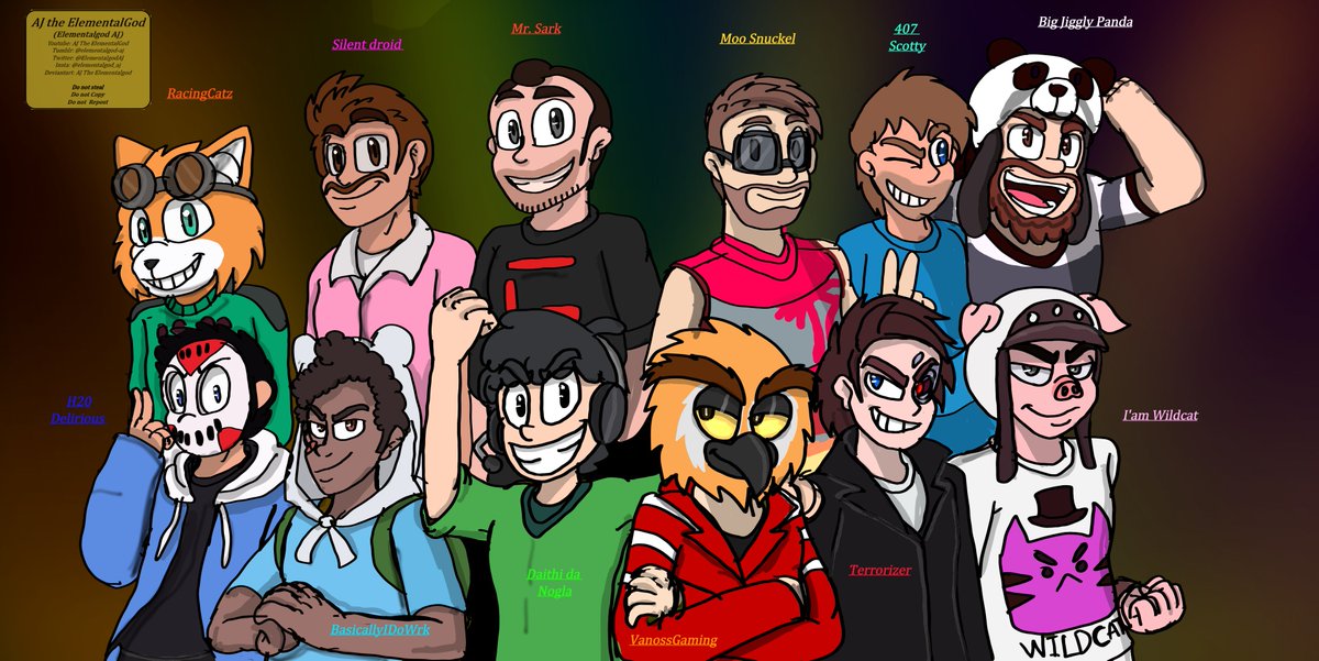 AJ The Elementalgod 🔥🌊🍃⛰️( COMMISSIONS OPEN!!) tweet media