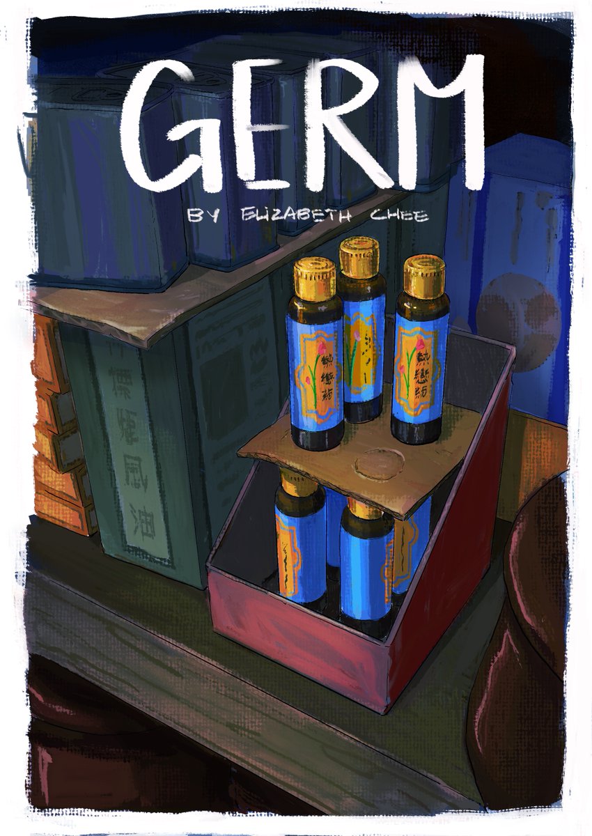 lizcheeart's tweet photo. it's out! my comic Germ is live on the https://t.co/PMub0GyEjT site 🥳It is a story about the effects of a love sickness disease (hana haki 🌸) and the sacrifices one has to make to heal or succumb. OBVIOUSLY, sapphic. https://t.co/CSHjaDYD9O