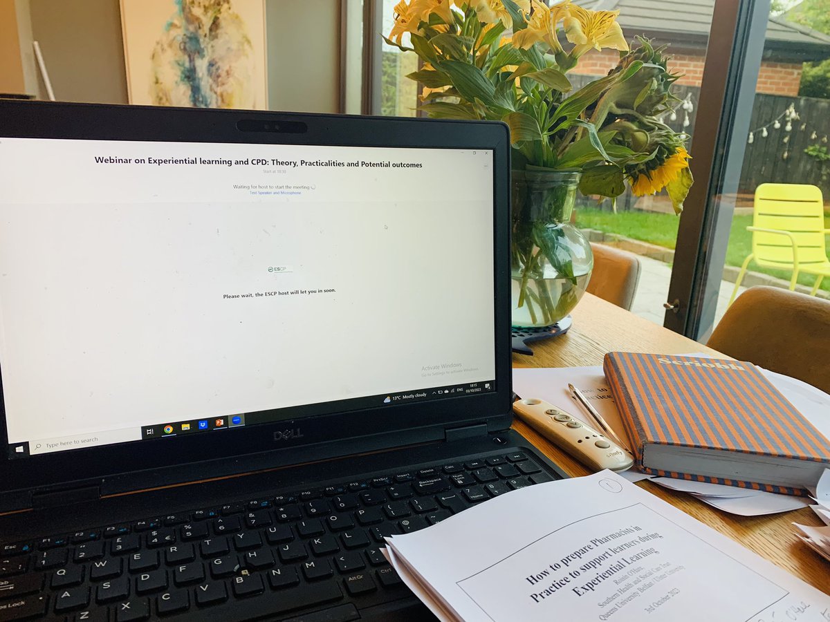 roisohare's tweet image. Thanks to @ESCPNews for hosting a fantastic webinar this evening on #EntrustableProfessionalActivities and #ExperientialLearning! Great to meet some like minded EL enthusiasts learn from everyone’s experience #FuturePharmacists