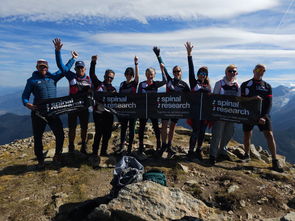 DrWarrenLab's tweet image. Day 2 on the @SpinalResearch Alpine challenge. Today in Switzerland 🇨🇭 walked over twice the hight of Ben Nevis! #teamspinal . Thank you to everyone who has supported me and this brilliant #charity, you are the with me all the way 😃🥾⛰️