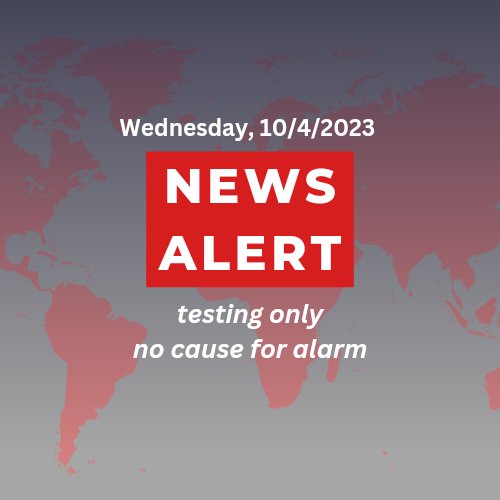 In attempts to avoid any panic, please be aware the FCC and FEMA are planning on testing the Nationwide Emergency Alert system which will send an alert in English/Spanish to every radio, phone, &amp; TV in the nation at 2:20pm EST tomorrow 10/4/2023.  

fema.gov/press-release/…