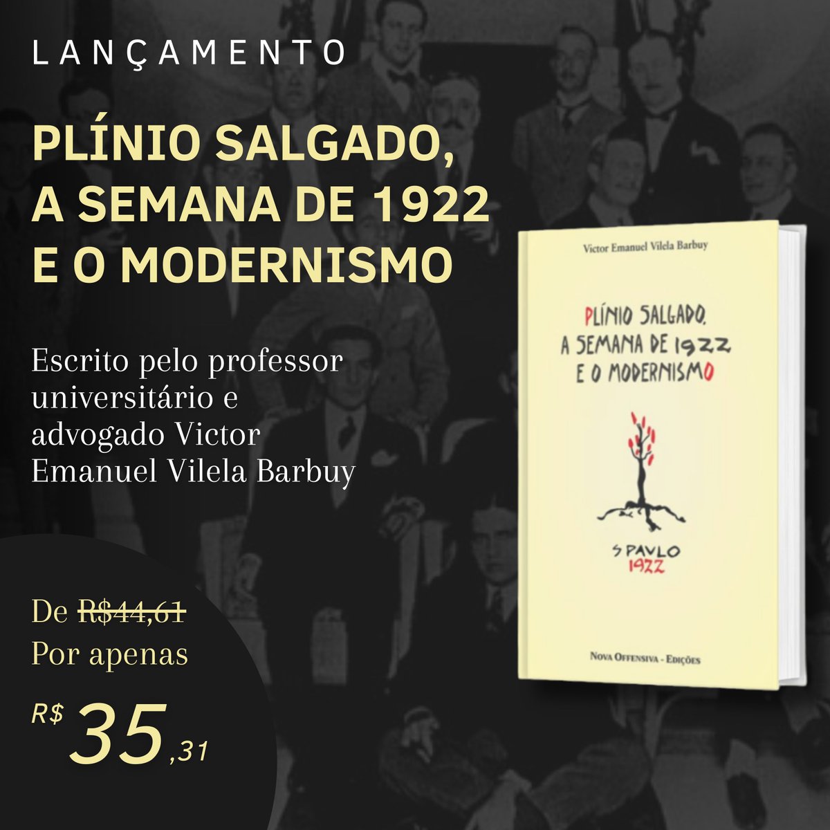 integralismo_'s tweet photo. Garanta o seu exemplar do novo lançamento da editora @novaoffensiva!
https://t.co/kkf11luicc https://t.co/y3fvGIt8Rt