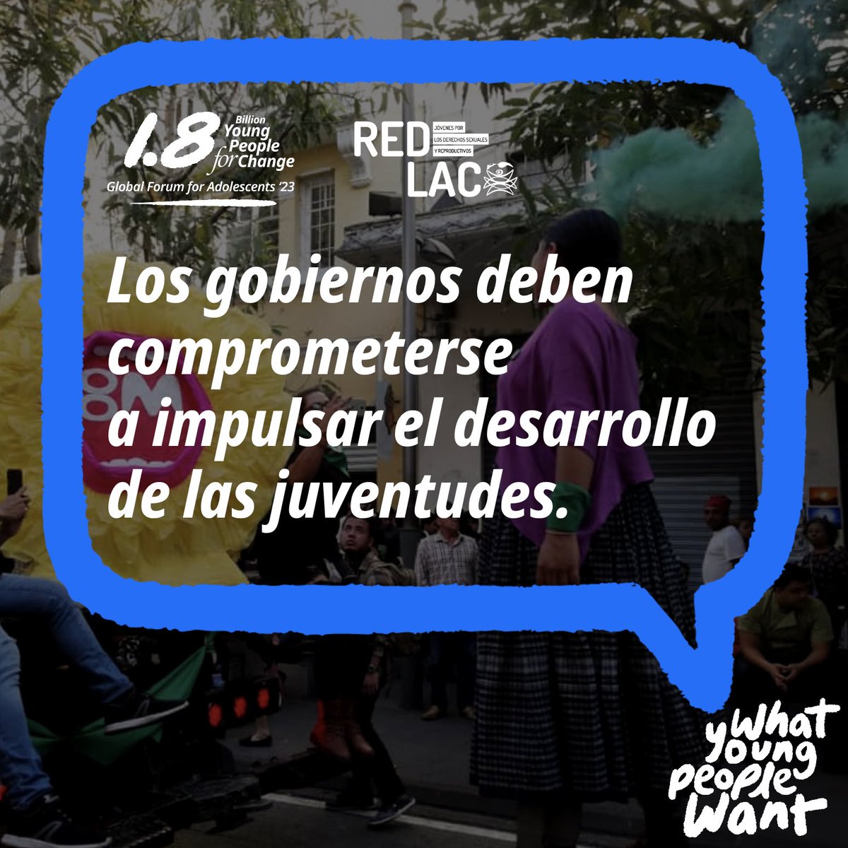 ¡La voluntad política es muy necesaria para accionar a favor de los derechos de las juventudes! ❤️‍🔥 #1point8