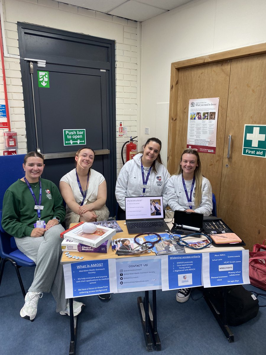 AbdnOutreach's tweet photo. A great evening at the @bridgeofdon careers fayre ! 

Thank you @DYW_NorthEast for having us 🩺⚕️💊 https://t.co/WhTfjHMY7i