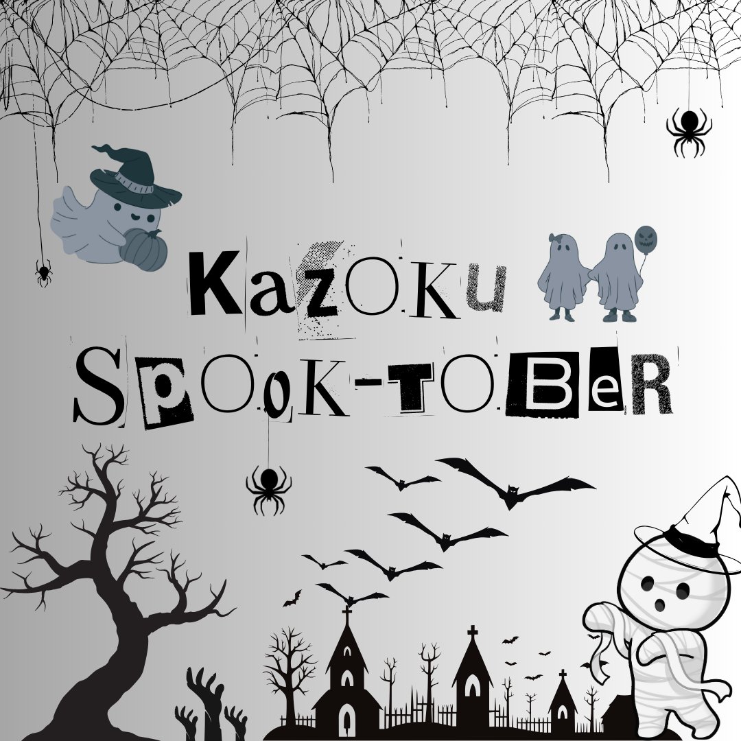 🧩HAPPY OCTOBER EVERYONE!!

Get ready for a BUNCH of screams, scares, and most especially LAUGHTER all month long with our KAZO-KREW!! 
HYPE UP AND GET EXCITED YALL WOOO