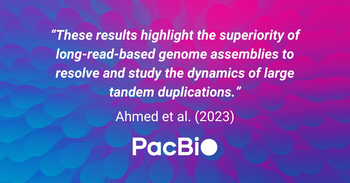 PacBio's tweet photo. The genome of the world's first domesticated crop, einkorn wheat, became a little less grainy.
In this powerful paper, the authors used #HiFisequencing to uncover the population structure and evolutionary history of einkorn.
https://t.co/vHleYvGaFx
#PoweredByPacBio https://t.co/yu45CWa07u