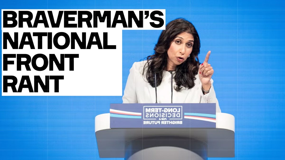 Suella Braverman's speech should be called out for what it is - a National Front rant 👇 youtube.com/watch?v=b5SuGs…