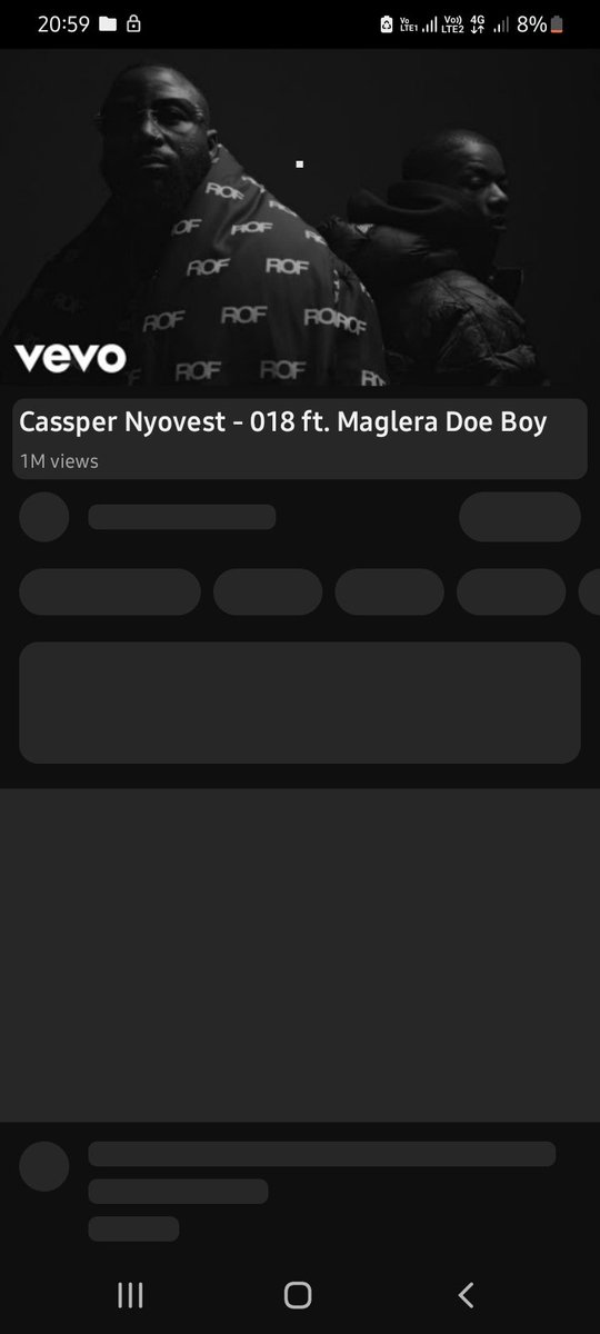 k_mahlatsane's tweet photo. We On 1M😭 @casspernyovest @TeamNyovest4 @MagleraDoeBoy #018Video #Solomon https://t.co/bkWhS3Wg6h
