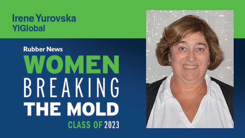 Irene Yurovska fell in love with the "most exciting polymer," and has survived and thrived in the rubber industry for more than 50 years. Read more about this Woman Breakign the Mold here: ow.ly/r8g650PSAsU #RubberNews
