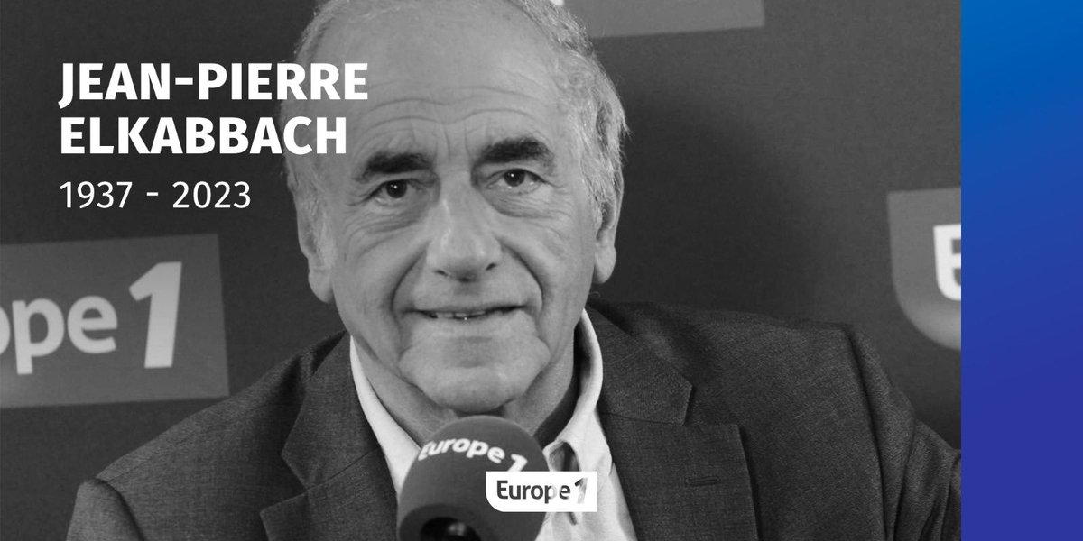 🔵 Le journaliste politique Jean-Pierre Elkabbach est mort à l’âge de 86 ans #europe1 #elkabbach