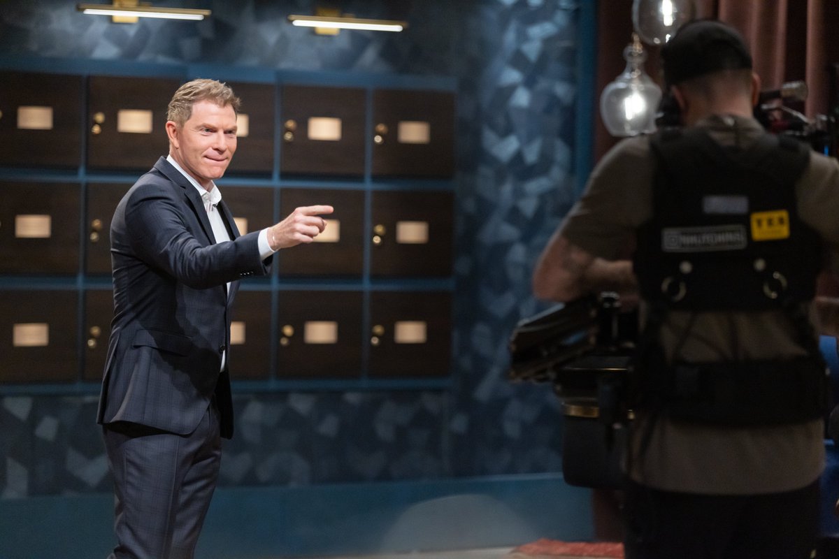 Caption this! <a href="/bflay/">Bobby Flay</a> #BobbysTripleThreat