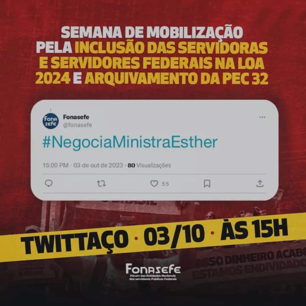 sindprevs's tweet photo. 1% não é reajuste!
Em defesa dos serviços e das/os servidoras/es públicas/os!
#NegociaMinistraEsther https://t.co/IX7GBR2MOY
