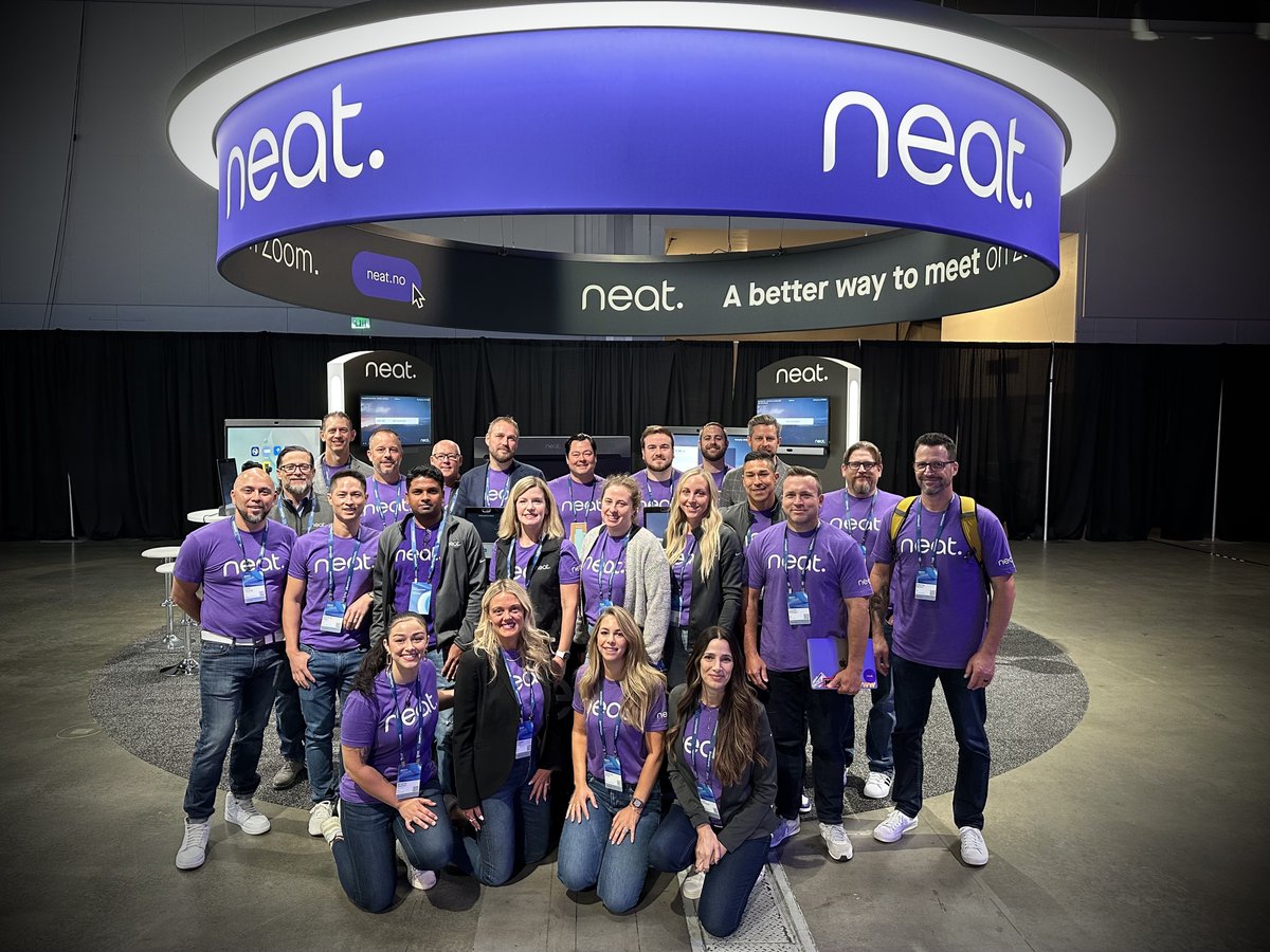 Zoomtopia has officially kicked off!

Stop by booth #32 to meet the Neat team and enjoy a demo of the latest Neat devices and experiences, including Neat Center, Neat Board 50, and more!

#neatmeetings #technology #collaboration #innovation #zoomtopia