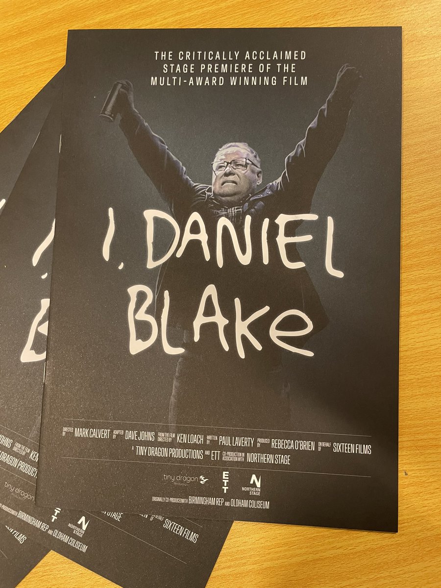 LauraChalmersTT's tweet photo. A pleasure to join in the post show discussion of #idanielblake @LeedsPlayhouse 

Highlighting a system that needs to change. https://t.co/sAHF1sv9pO
