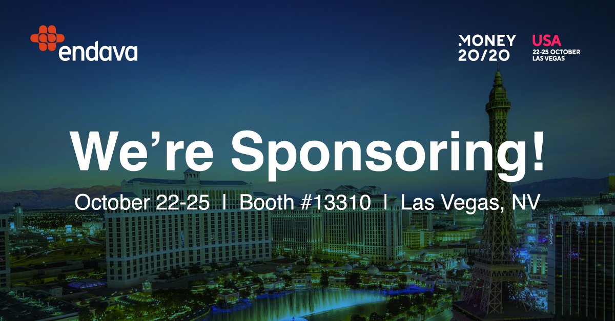 endava's tweet photo. Get ready for #Money2020USA! Join us in Las Vegas to shape the exciting future of money!

👋 Don't miss your chance to meet the incredible @EndavaNA team at Booth #13310. Swing by, grab some swag &amp; let's dive into the world of cutting-edge #payments &amp; #banking solutions. 💬 https://t.co/jeLRqe8HTW