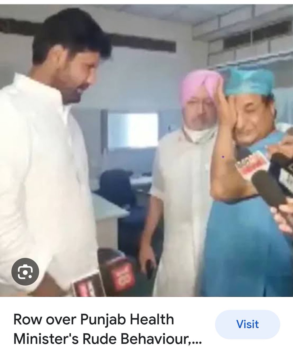 Ayush_EMD's tweet photo. @DrDhruvchauhan @DrUttamThakur Doctors are humiliated because that is what a common man desires. They are still not aware that poor services are the fault of their elected representatives and not the doctor. Similar thing happened in Punjab as well https://t.co/7cyE0ugi8J