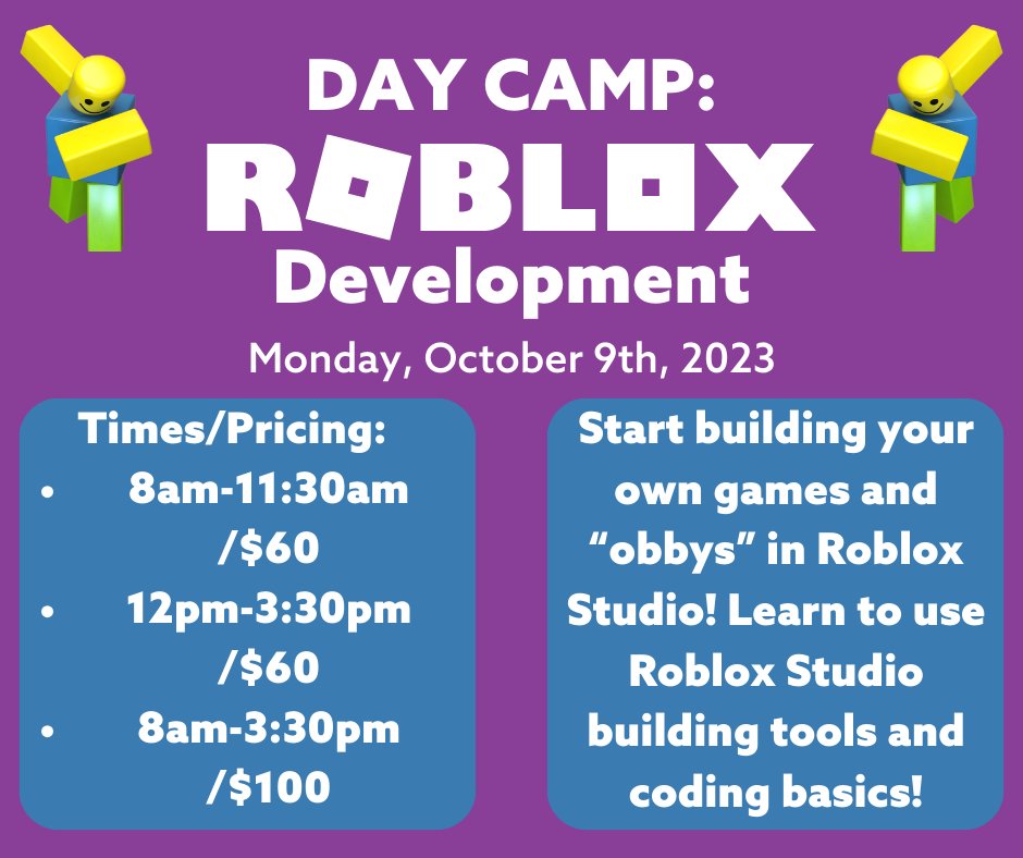 Roblox Game Developers, Code Ninjas (Hillsboro, OR), November 3 2023