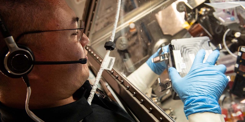 ISS_CASIS's tweet photo. Check out the newest issue of #Upward—the official magazine of the ISS National Lab—to learn how researchers from @UCSF are using #tissuechips to improve the quality of life for an ever-growing elderly population & patients with #immunesystem dysfunction: https://t.co/q0HMQWJuX6 https://t.co/hO8WU8kjF2