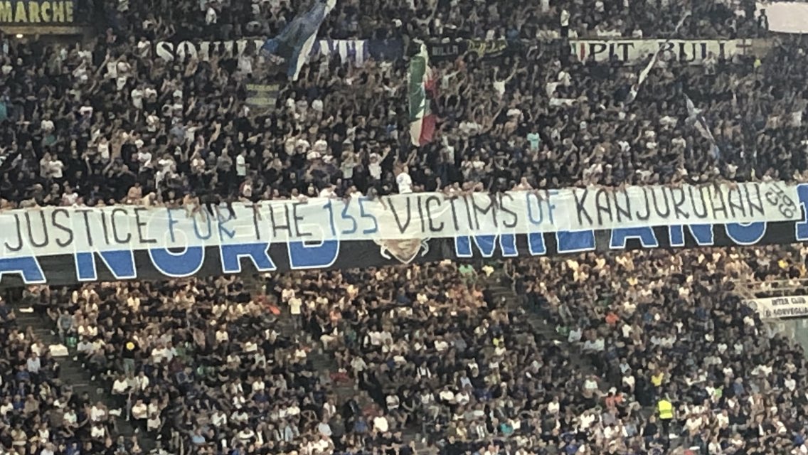 Message from Inter fans to Indonesia in loving memory