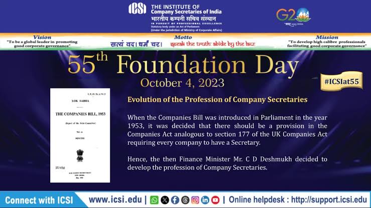 Sandeep07897's tweet image. 𝗛𝗔𝗣𝗣𝗬 𝗜𝗖𝗦𝗜 - 𝗖𝗦 𝗙𝗢𝗨𝗡𝗗𝗔𝗧𝗜𝗢𝗡 𝗗𝗔𝗬
The Institute of Company Secretaries of India @icsi_cs
#companysecretaries #csstudents #csmembers #connections #cfbr #india
#october4 #icsi@55 #icsi