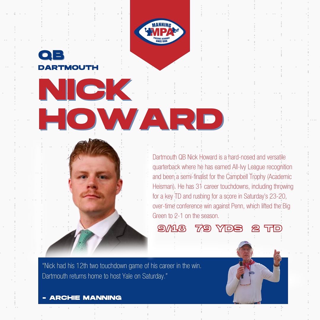 Manning Passing Academy tweet media