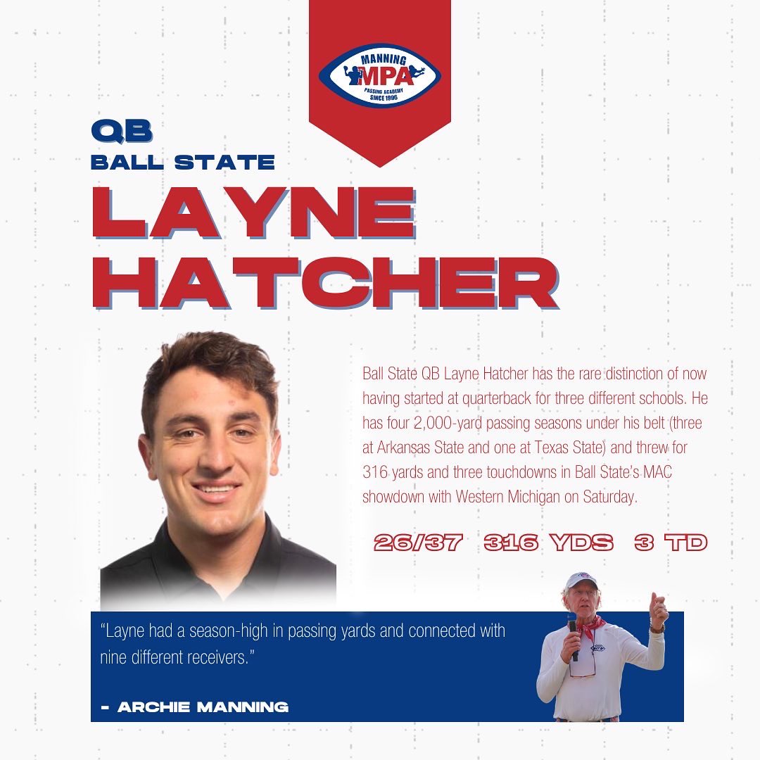 Manning Passing Academy tweet media