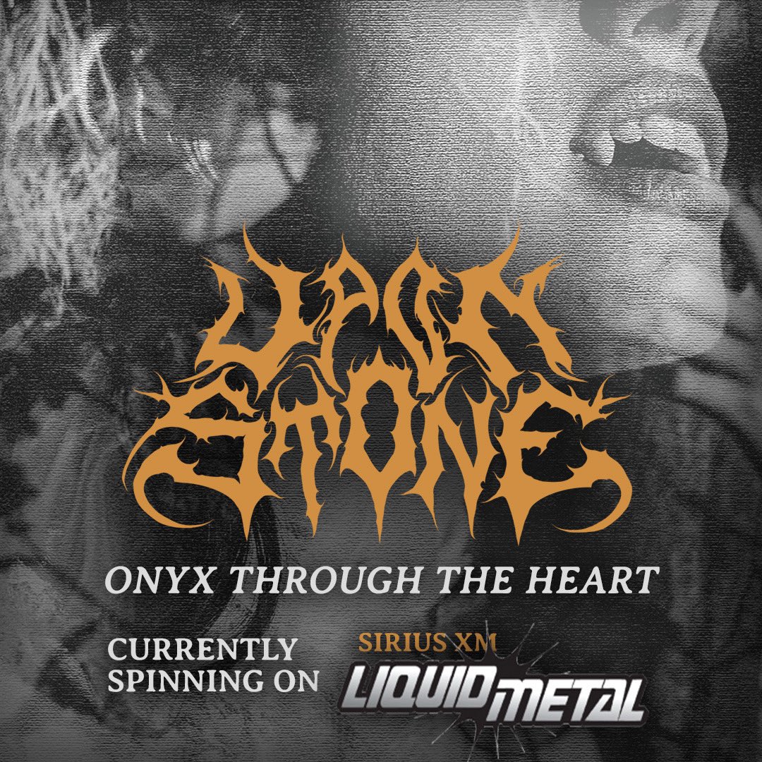 “Onyx Through The Heart” is playing now on Sirius XM Liquid Metal! Huge thank you to @SXMLiquidMetal @ShawnTheButcher and @josemangin!⚔️