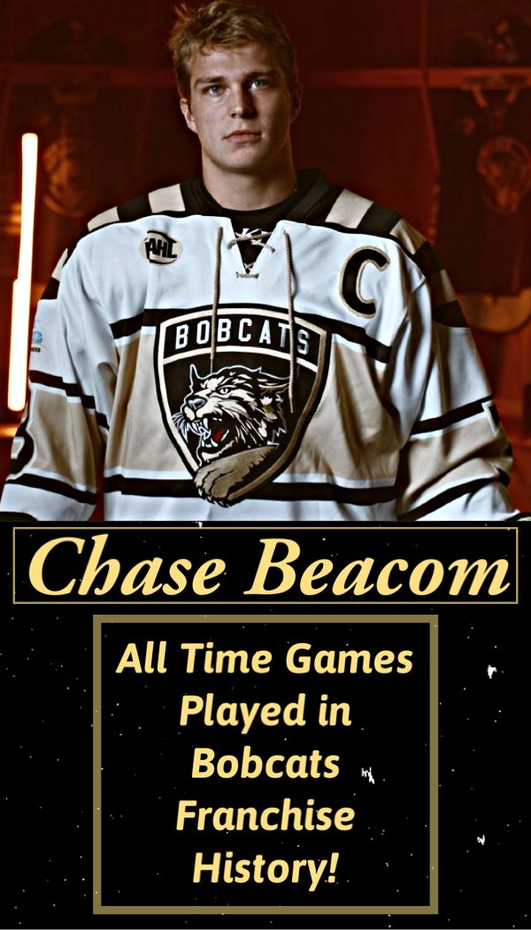 Congratulations Chase Beacom. The all time games played leader in Bobcats franchise history.
