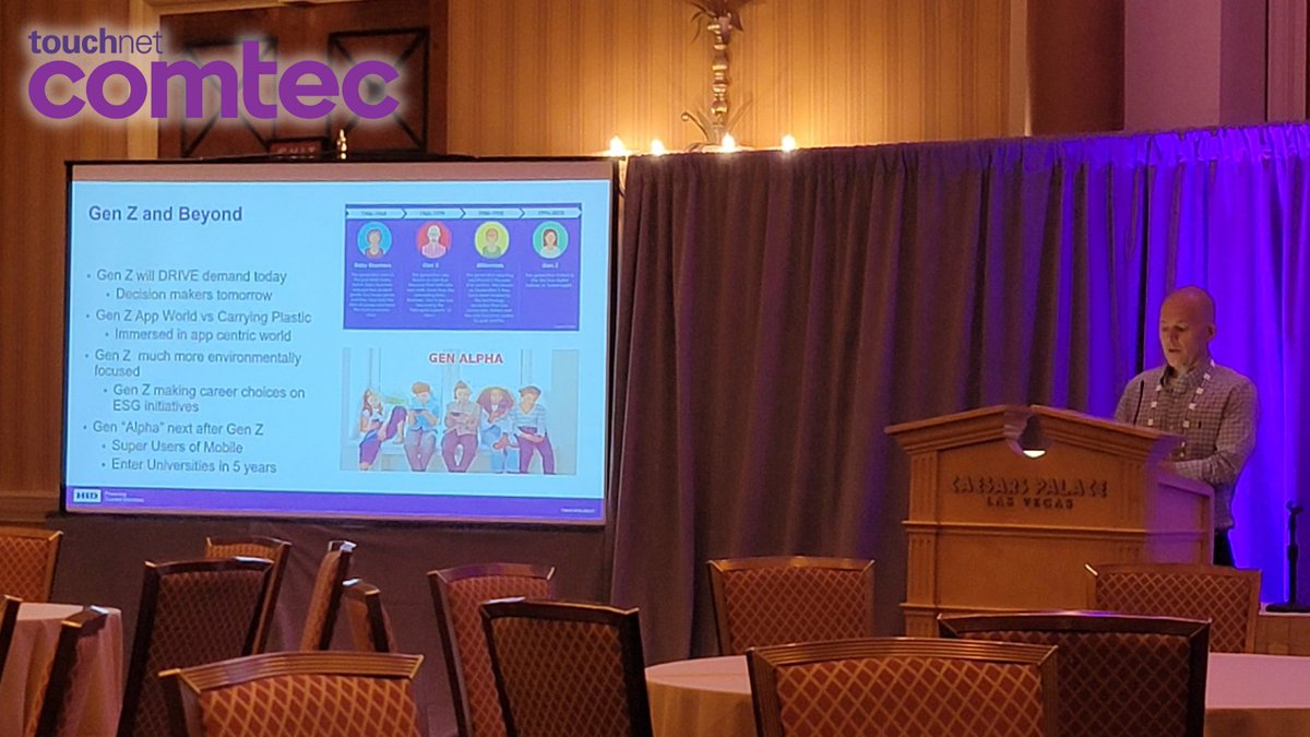 TouchNet's tweet image. &quot;Gen Z is driving the demand for mobile experience today, but will be the decision makers on campus tomorrow.&quot;

- Tim Nyblom, @HIDGlobal 

#COMTEC2023