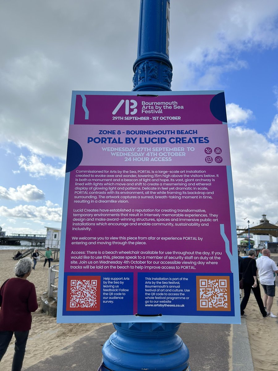 eca_cic's tweet photo. @artsbythesea brilliant sound and art installation on the beach- I love people watching at these things ! Certainly draws lots of people here. Shame it’s being dismantled ! https://t.co/GmOKXwv0ov