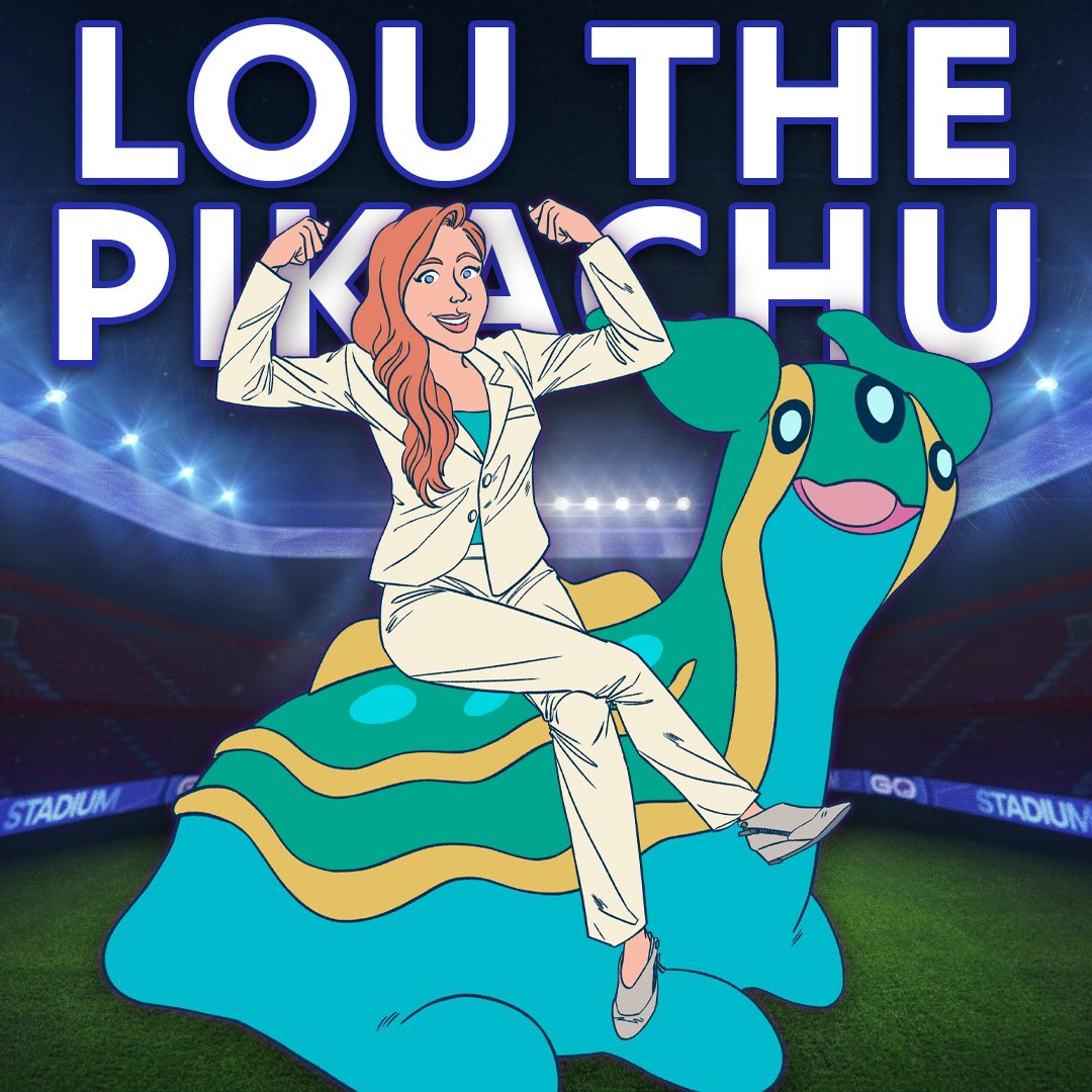 lundberger's tweet photo. You may have been able to tell by @thehurricanekaz’s Gastrodon sneak preview, but our guest on Stadium Cast this week is none other than @louthepikachu! Super excited to have this casting legend on the podcast. 💙💚 https://t.co/lGwmm1jdzt
