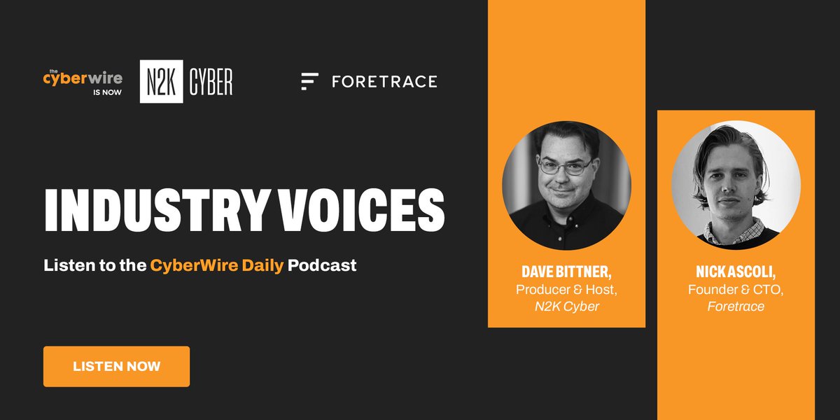 On today's #IndustryVoices segment, @bittner is joined by @kcin418, the founder and CTO at @foretrace, and they sit down to discuss the last year in #data leaks. Check it out here! hubs.li/Q024cgYm0