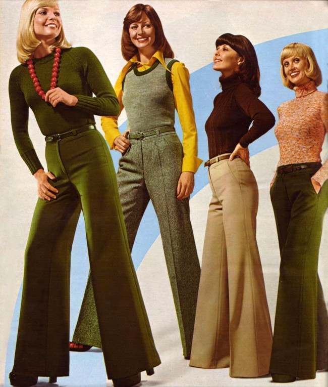 PolyesterPalace's tweet photo. Bell Bottom pants making yet another comeback in the 2020's is proof that the 70's had the best clothing trends.... https://t.co/Xj0fpkR5wN