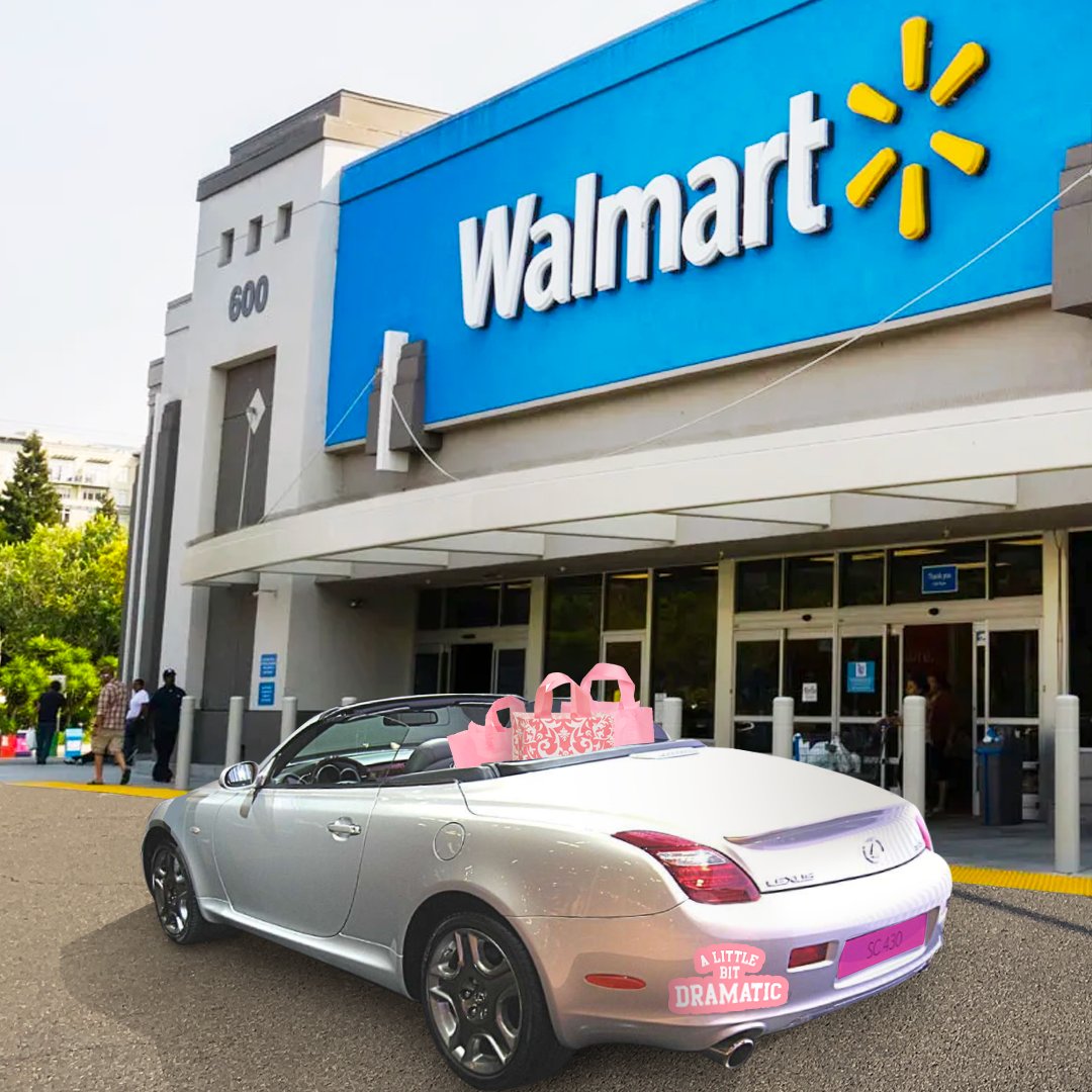 Get in, we’re going to Walmart. #October3rd