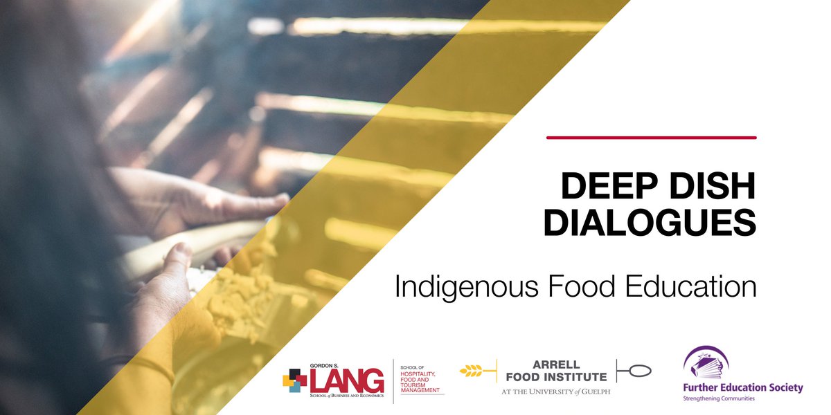 Deep Dish Dialogues explores Indigenous food education with @FESACalgary, featuring special guests Ted Norris and Chef Dean Herkert. Learn from Chef Dean how to make a wildflower risotto! 📅Oct 12th | 12 - 1:30pm ET 📍Anita Stewart Food Lab or Online eventbrite.com/e/deep-dish-di…