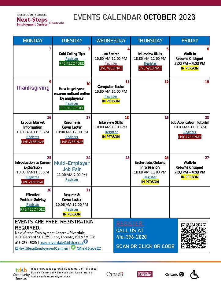 GerrardSquare's tweet image. Next Steps Employment - October Calendar and Events
#shopthesquare #nextstepsemployment #OctoberCalendar