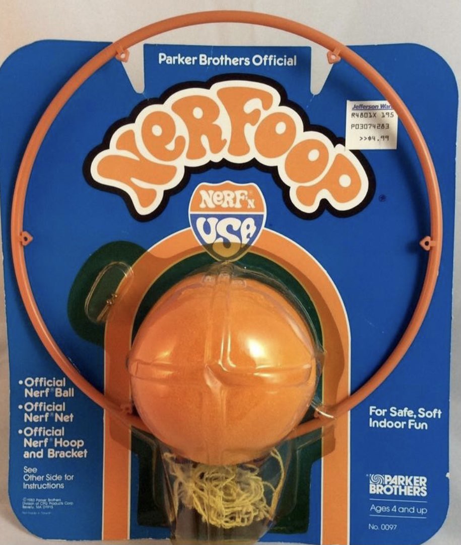 PolyesterPalace's tweet photo. Being a young boy in the late 80's......this was one of my most prized possessions.....

Lots of slam dunking going on against my wall.... https://t.co/QxXPjNiZhv