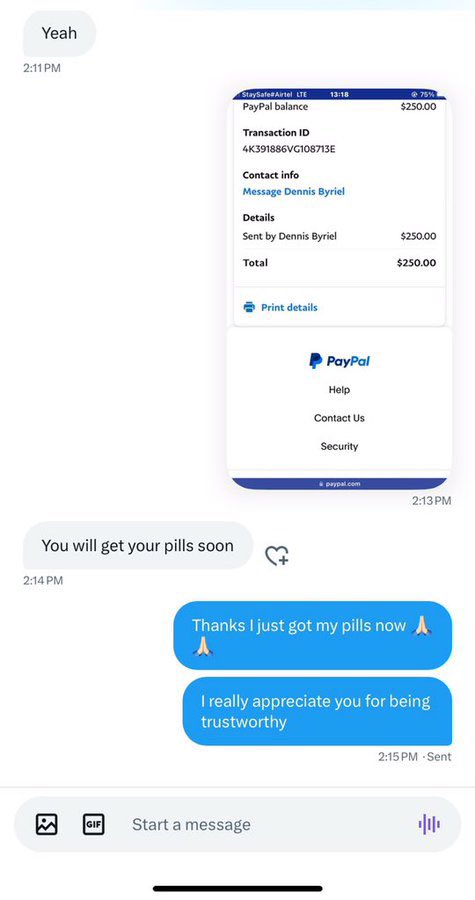 goddessmoonm's tweet photo. Proof💊💊💊💊💊💊💊

I build my relationship with my customers. Trust trade and okay ✅ https://t.co/9DmWg567mW