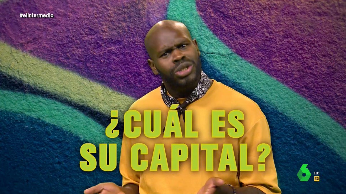 El_Intermedio's tweet photo. ¿Sabes cuál es la capital de África? 🤔 #elintermedio

En directo ▶️ https://t.co/guPTbJgiF5 https://t.co/V0ChsVJE70