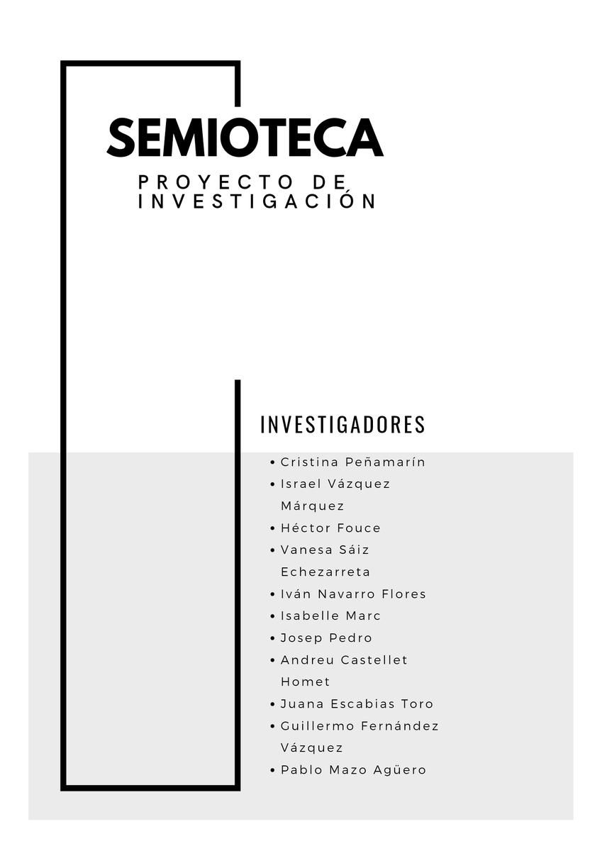 Semioteca1's tweet photo. ¿Quiénes somos? Síguenos en nuestras redes sociales para estar al tanto de nuestra actividad👇🏼 https://t.co/Oyqi6HlILZ