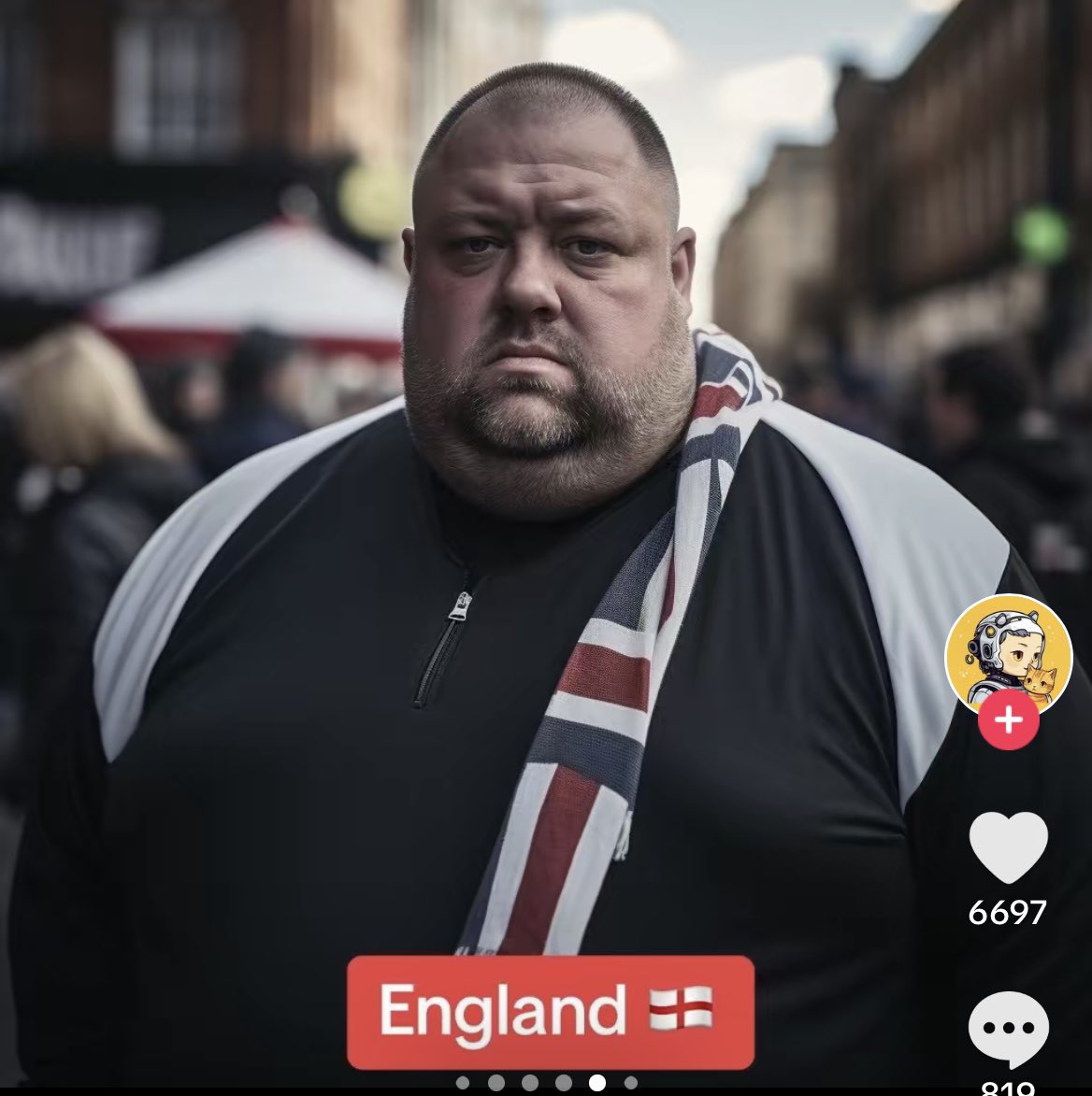 TikTok’s been asking AI what men from every country look like… and boy did AI do England dirty