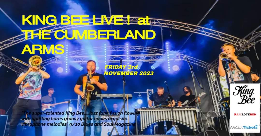 🟡⚫️King Bee⚫️🟡 (@kingbeefunk) on Twitter photo We're back LIVE <a href="/thecumby/">The Cumberland Arms</a> November 3rd. Tickets are limited so be quick. Get yours now at wegottickets.com/event/594155
#britfunk #jazzfunk #livedates #newcastle #northeast We're back LIVE <a href="/thecumby/">The Cumberland Arms</a> November 3rd. Tickets are limited so be quick. Get yours now at wegottickets.com/event/594155
#britfunk #jazzfunk #livedates #newcastle #northeast