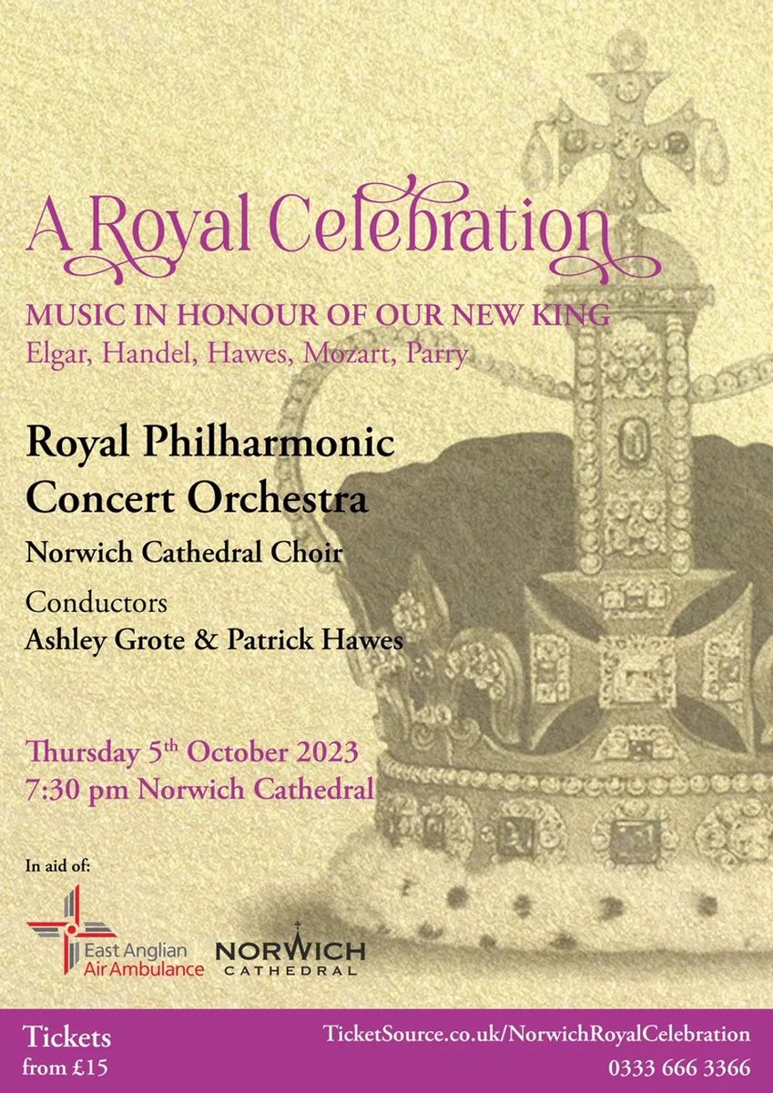 Looking forward to playing at @Nrw_Cathedral on Thursday evening.