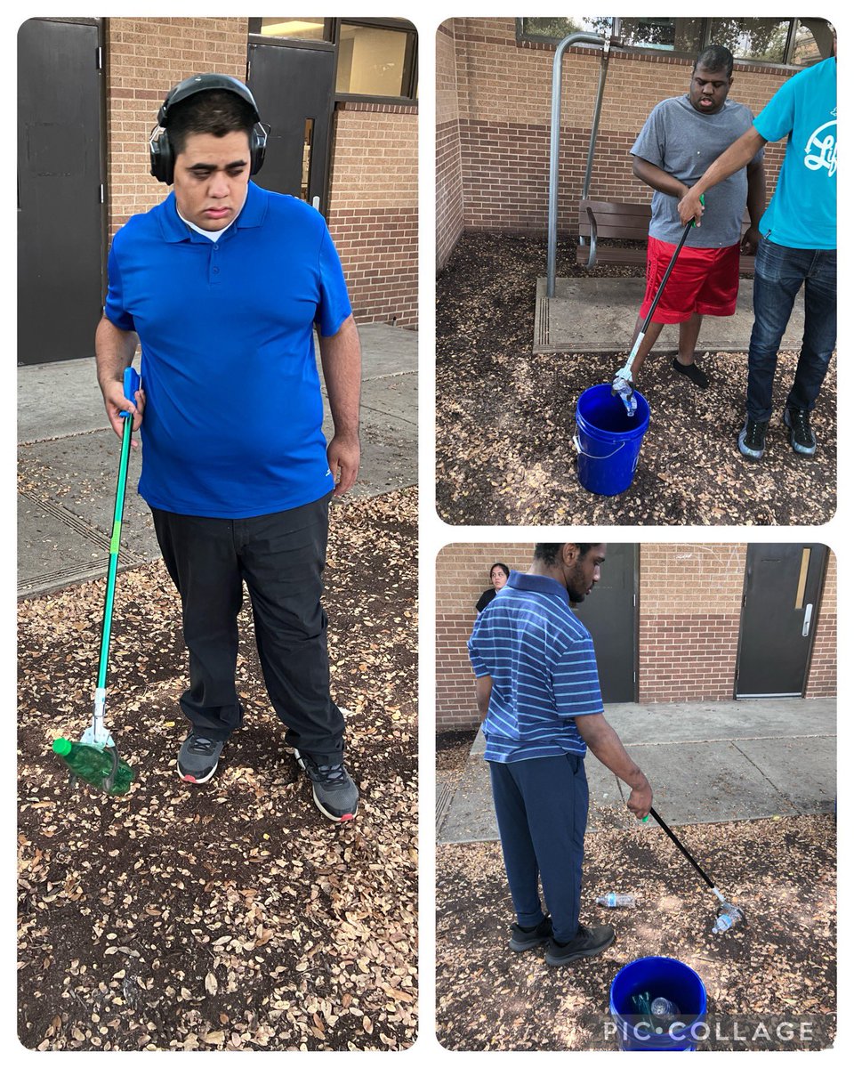 Yesterday and today, we practiced our volunteer skills for park clean up. Look out Raymond Rimkus park! We will be there tomorrow.