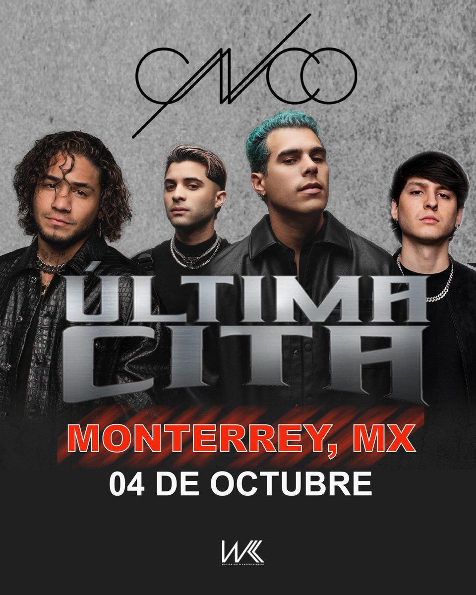 CNCOmusic's tweet photo. Monterrey nuestra última cita será mañana en el Auditorio Citibanamex #CNCOUltimaCita https://t.co/ItL5xJE9TA